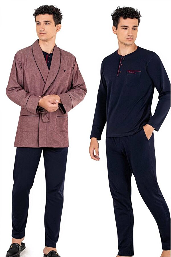 Pierre Cardin Erkek 3lü Kısa Röpteşambır Set