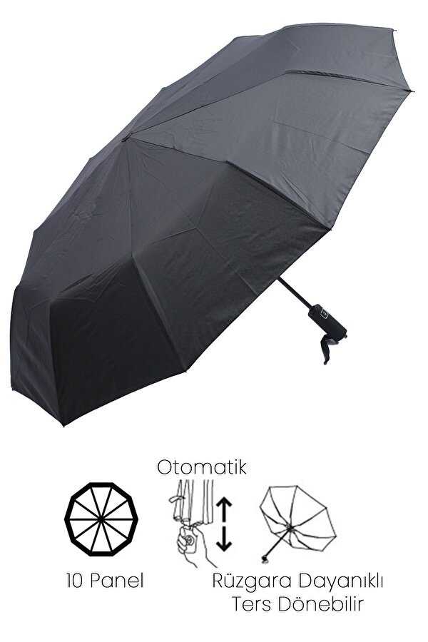 Marlux Rüzgarda Kırılmayan Ekstra Güçlü Ekstra Dayanıklı Tam Otomatik Şemsiye M21MAR801R01