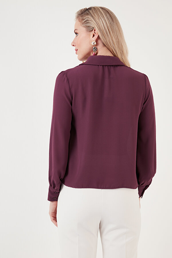 Lela Bayan Gömlek 611BZ0047 MÜRDÜM