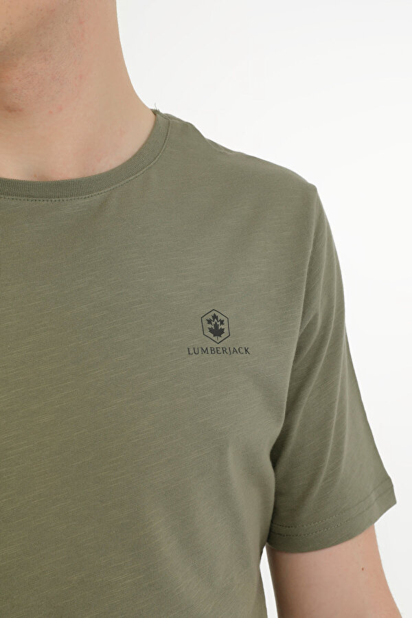 Lumberjack M-SB200 FLAM C T-SH 3FX KHAKI Man 054