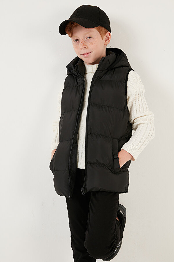 Lela Unisex Çocuk Yelek 5761983 SİYAH