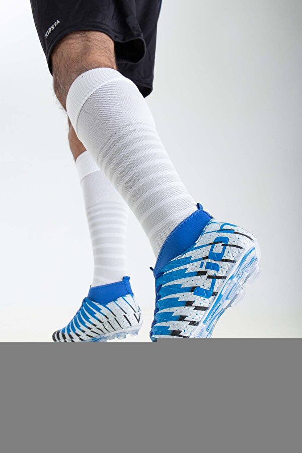 Freemax Unisex Çoraplı Krampon Futbol Ayakkabısı Siyah Sax