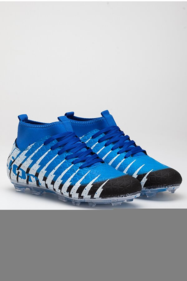 Freemax Unisex Çoraplı Krampon Futbol Ayakkabısı Siyah Sax