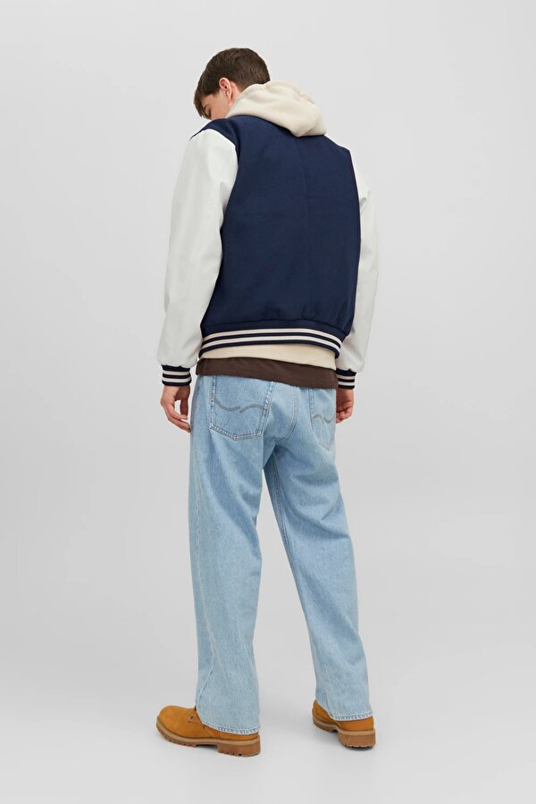 Jack & Jones JORCOLLEGE WOOL BLEND BOM Lacivert Erkek Ceket