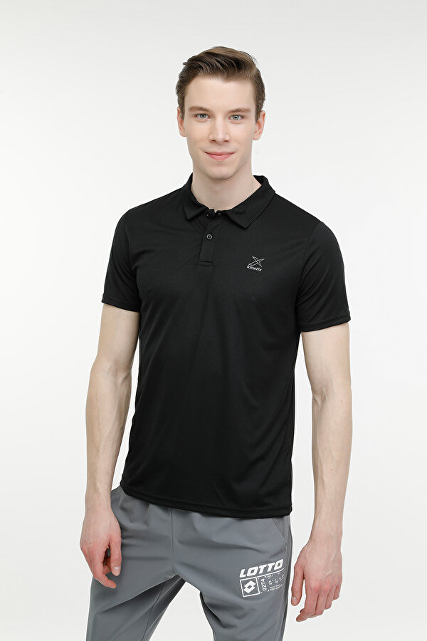 Kinetix M-SN328 PES T-SHIRT 3FX Siyah Erkek Kısa Kol T-Shirt