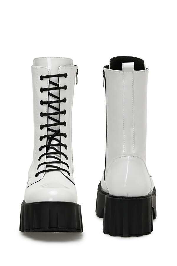 Butigo AMY 3PR Beyaz Kadın Topuklu Bot