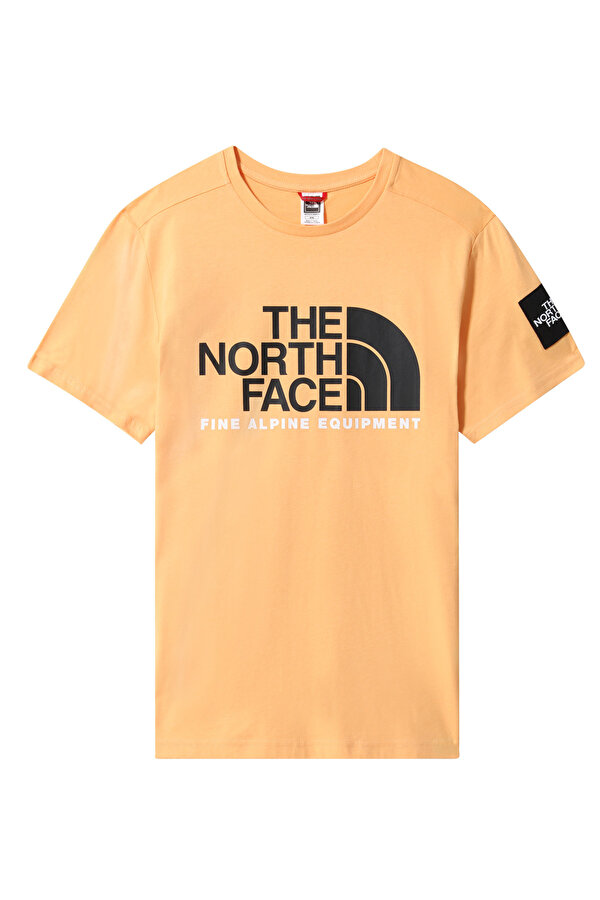 The North Face M S/S FINE ALPINE TEE 2 - Turuncu Erkek Kısa Kol T-Shirt