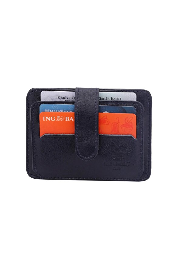 WEST POLO CÜZDAN WEST POLO 115 HAKİKİ DERİ  KARTLIK CÜZDAN KOYU-LACİ