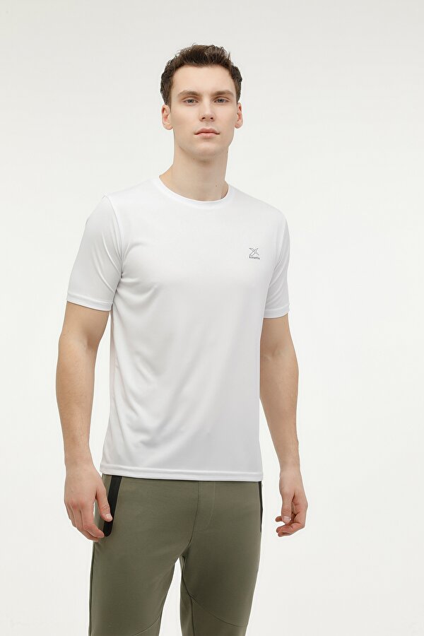 Kinetix M-SN225 BSC C T-SHIRT 3PR Beyaz Erkek Kısa Kol T-Shirt