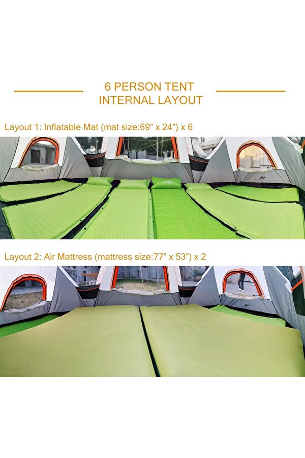 QuickUp DomeHike 6 Kişilik Otomatik Çadır