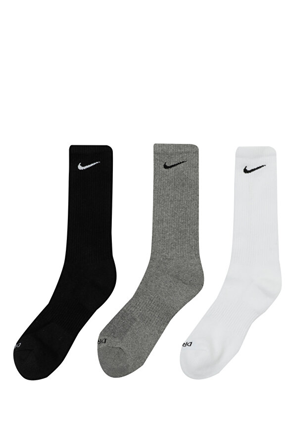 Nike U NK EVERYDAY PLUS CUSH C Beyaz Unisex Çorap