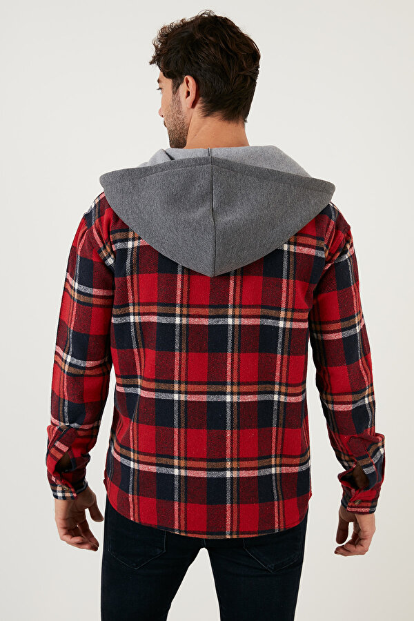 Buratti Erkek Gömlek CF22W2650 KIRMIZI-LACİVERT