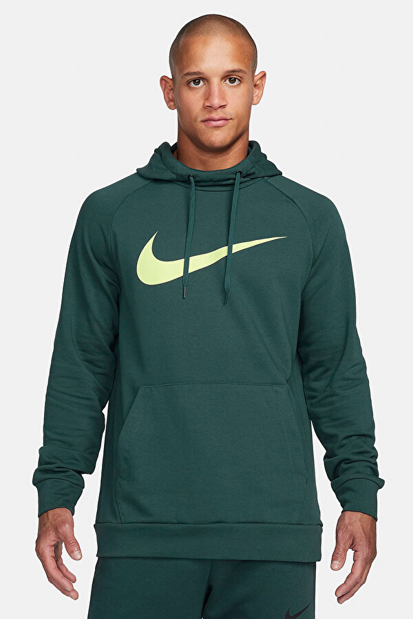 Nike M NK DF HDIE PO SWSH Yeşil Erkek Sweatshirt