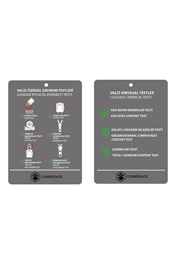 Lumberjack TRIANGLE -B 3FX Mint Unisex Büyük Boy Valiz