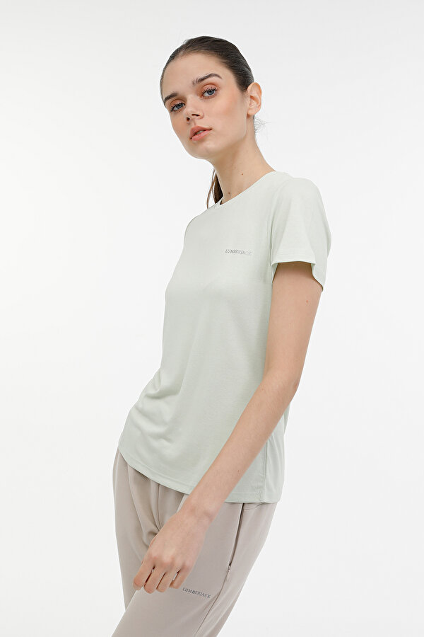 Lumberjack WL LAURA 11 3FX PASTEL YESIL Kadın Kısa Kol T-Shirt