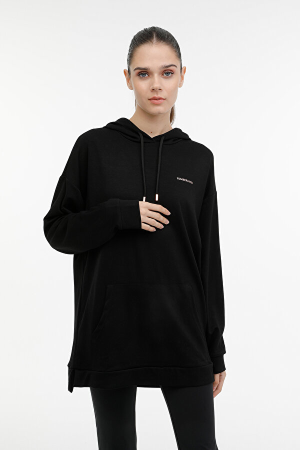 Lumberjack WL LUNA 17CT664 3PR Siyah Kadın Sweatshirt