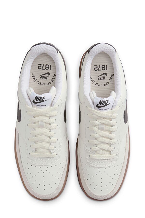 Nike COURT VISION LO KIRIK BEYAZ Erkek Sneaker