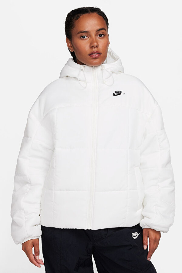 Nike W NSW ESSTL THRMR CLSC PU Beyaz Kadın Ceket