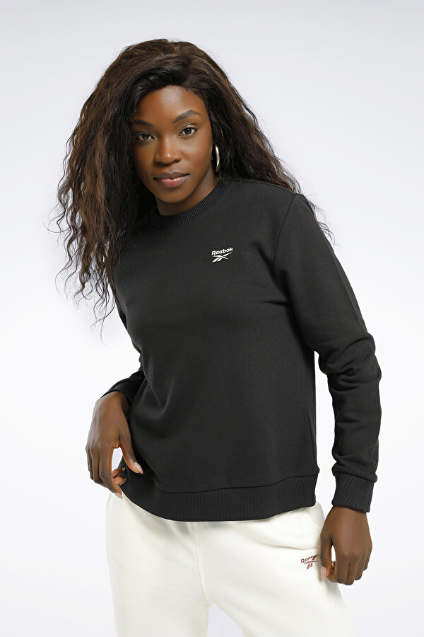 Reebok RI SL FT CREW Siyah Kadın Sweatshirt