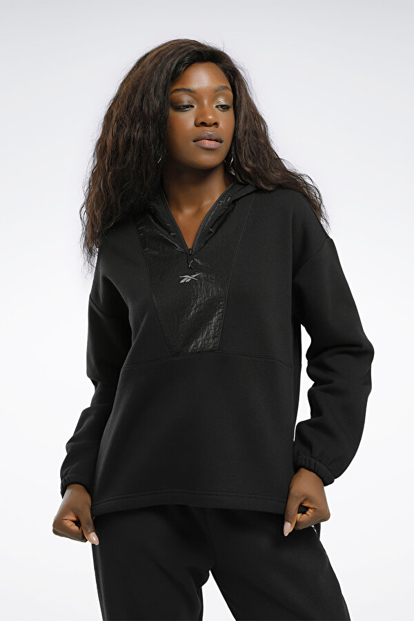 Reebok THERMOWARN+ GRAPHENE MIDL Siyah Kadın Sweatshirt