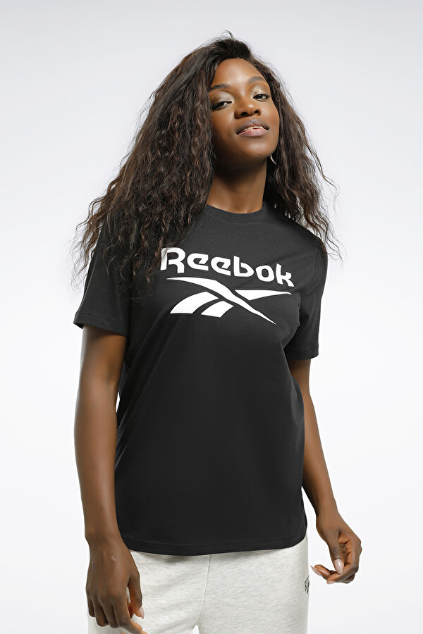 Reebok RI BL T-SHIRT Siyah Kadın Kısa Kol T-Shirt