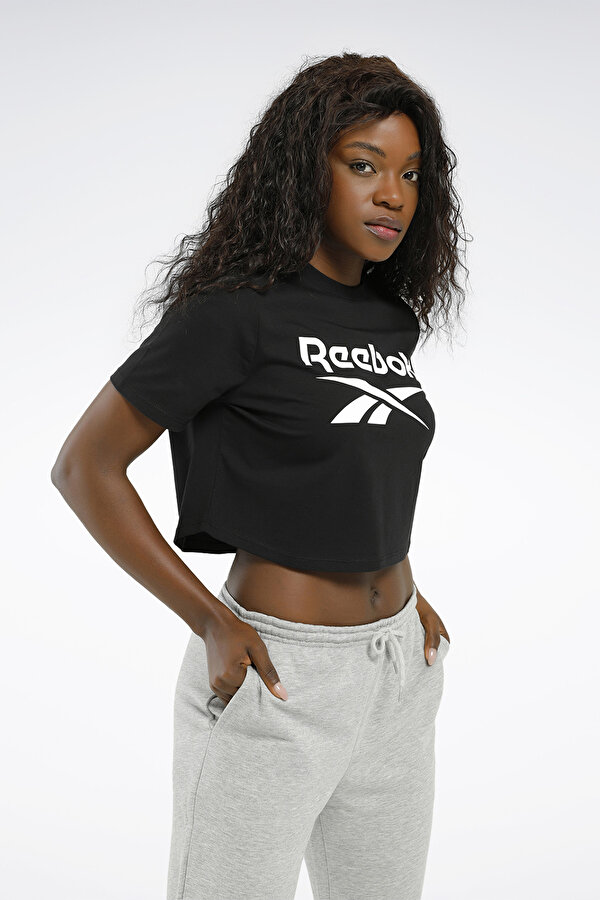 Reebok ID T-SHIRT Siyah Kadın Kısa Kol T-Shirt