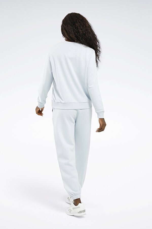 Reebok ID SMALL LOGO FREN Mavi Kadın Sweatshirt