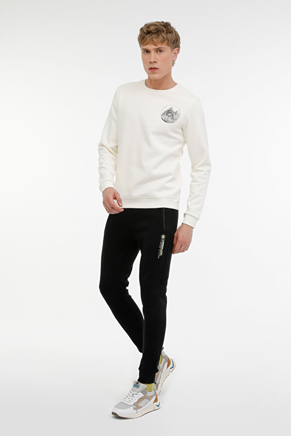 Lumberjack ML NATURELY 16CG700 3PR Ekru Erkek Sweatshirt