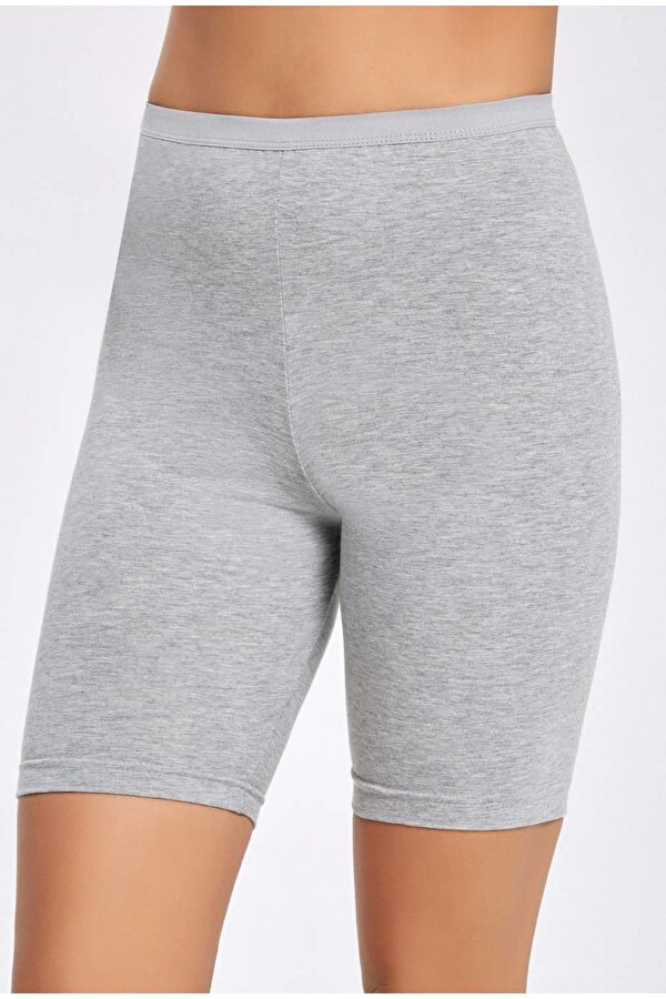 İlke İç Giyim Kadın Pamuklu Likralı Kısa Tayt