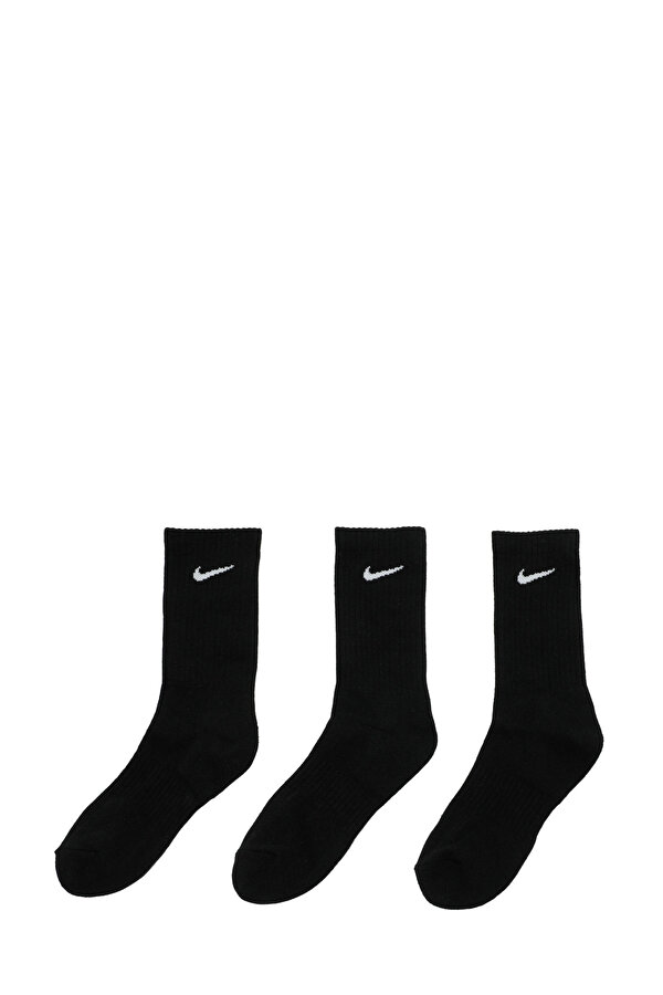 Nike U NK EVERYDAY CSH CRW 3PR Siyah Unisex Çorap