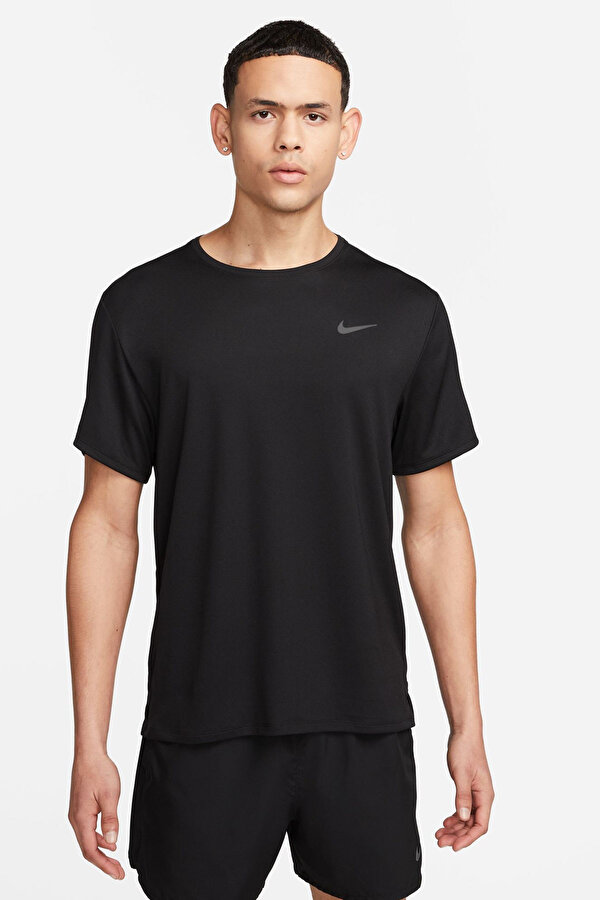 Nike M NK DF UV MILER SS Siyah Erkek Kısa Kol T-Shirt