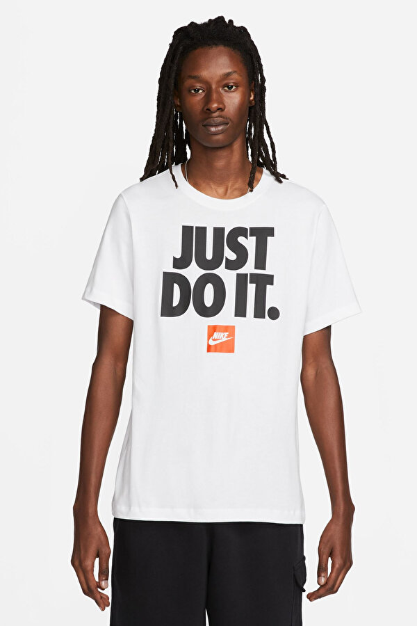 Nike M NSW TEE FRAN JDI VERBIA Beyaz Erkek Kısa Kol T-Shirt