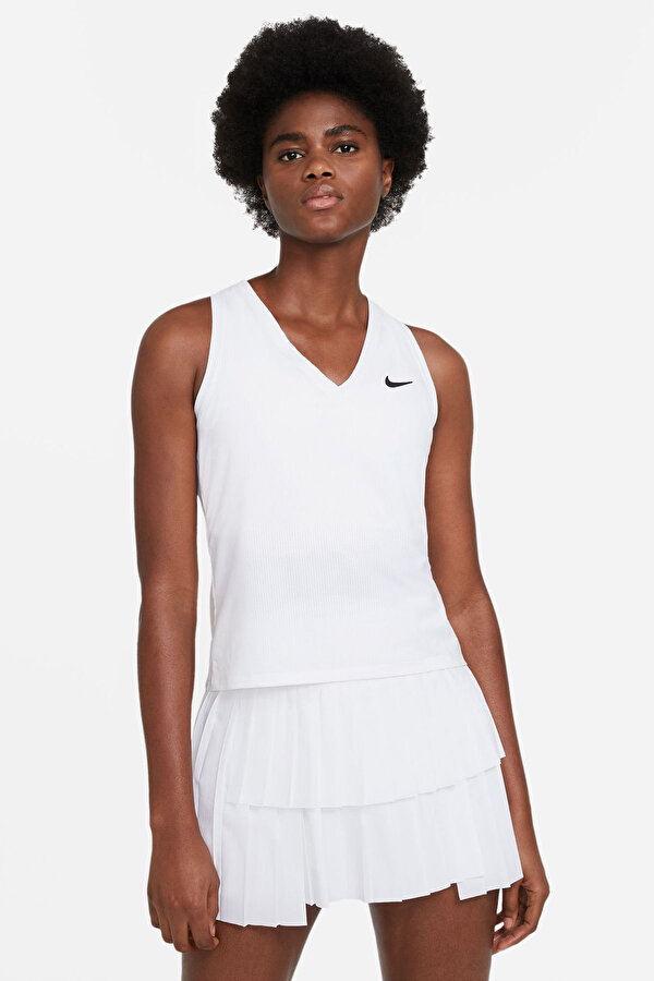 Nike W NKCT DF VCTRY TANK Beyaz Kadın Atlet