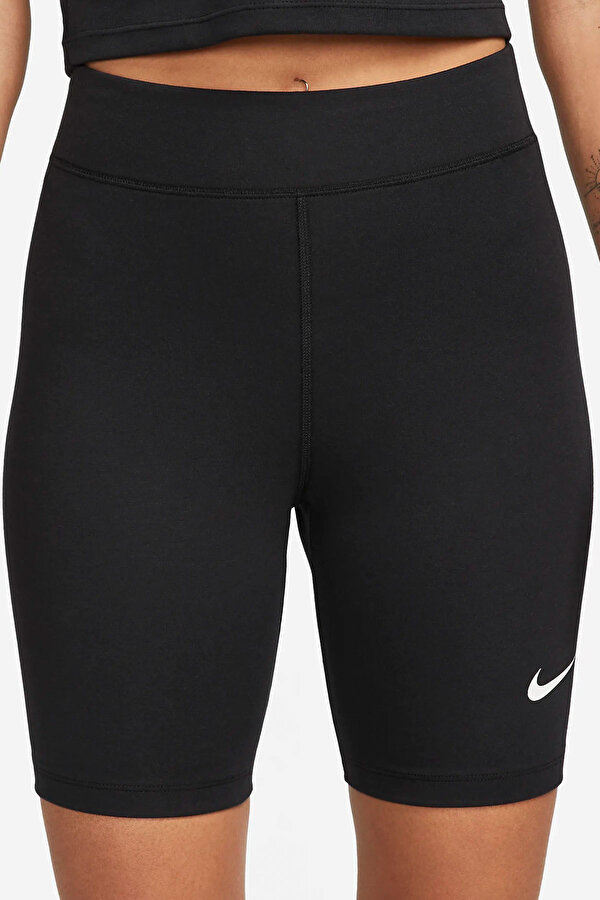 Nike W NSW NK CLSC HR 8IN SHOR Siyah Kadın Şort