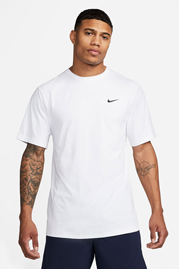 Nike M NK DF UV HYVERSE SS Beyaz Erkek Kısa Kol T-Shirt
