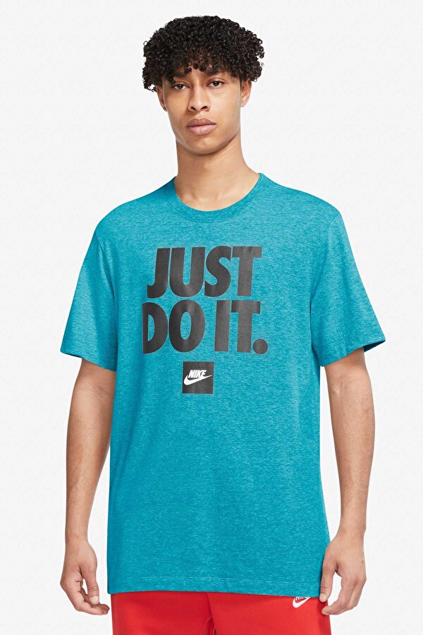 Nike M NSW TEE FRAN JDI VERBIA Mavi Erkek Kısa Kol T-Shirt