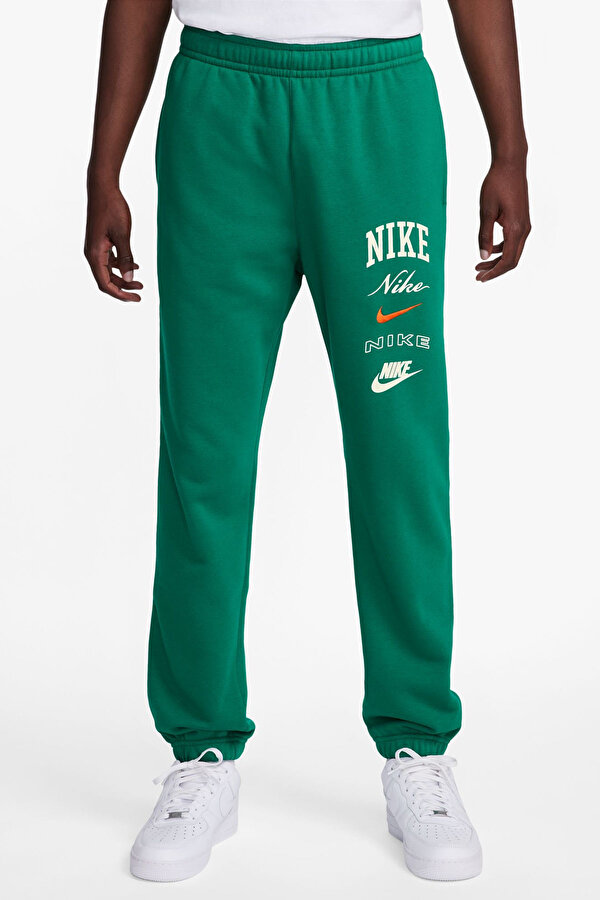 Nike M NK CLUB BB CF PANT STAC Yeşil Erkek Eşofman Altı