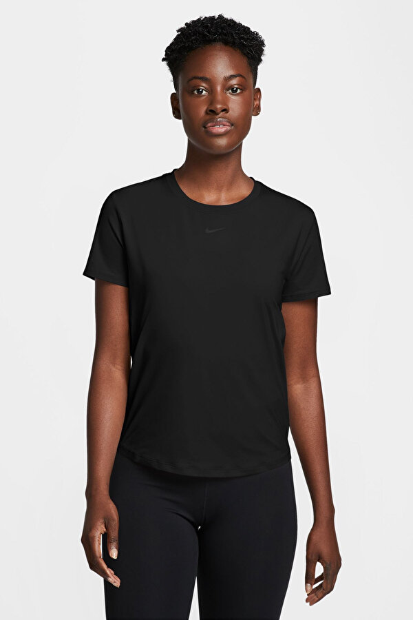 Nike W NK ONE CLASSIC DF SS TO Siyah Kadın Kısa Kol T-Shirt