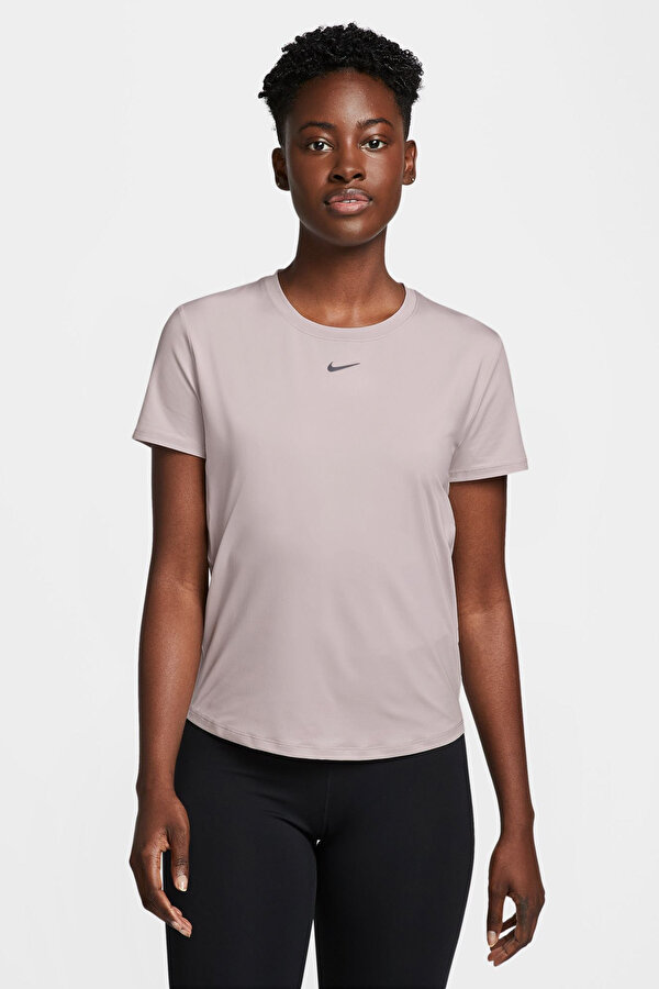 Nike W NK ONE CLASSIC DF SS TO Mor Kadın Kısa Kol T-Shirt