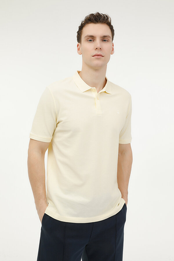Lumberjack M-CT953 BASIC P.T-SH 4FX Sarı Erkek Kısa Kol T-Shirt