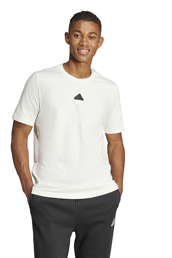 adidas M CE TEE 2 Beyaz Erkek Kısa Kol T-Shirt