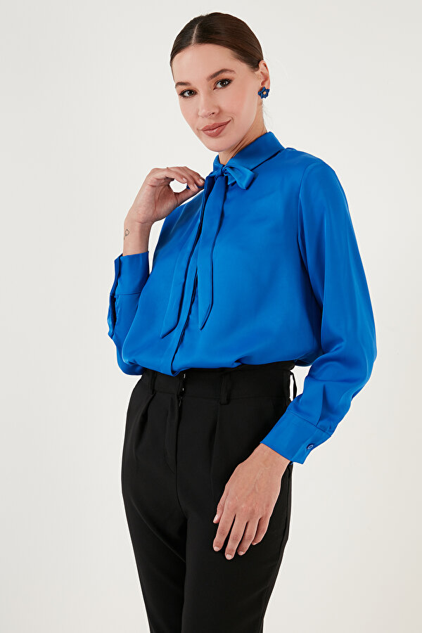 Lela Bayan Gömlek 611GO00159 İNDİGO