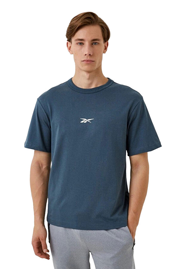 Reebok NO MATTER THE TEST GRAPHI HAVACI MAVI Erkek Kısa Kol T-Shirt
