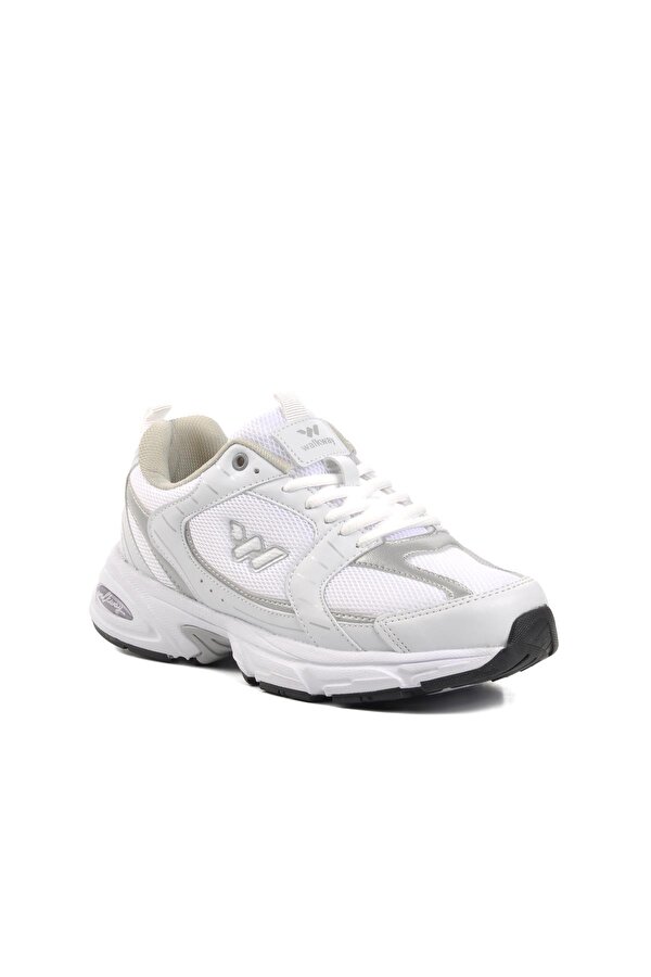 Walkway Run Beyaz-Gümüş Unisex Koşu Ayakkabısı