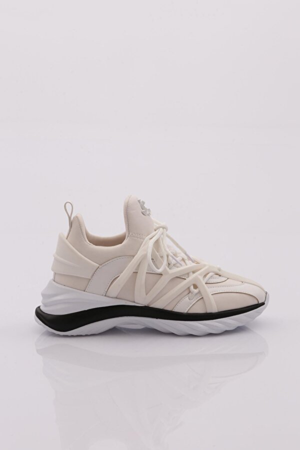 DGN 044 Kadin Bağcikli Sneaker Ayakkabi