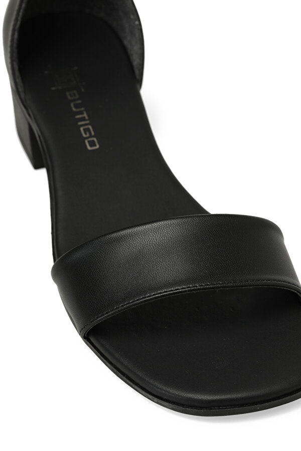 Butigo 24S-097 4FX Siyah Kadın Topuklu Sandalet