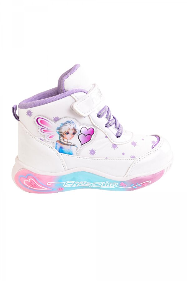 Odesa Ayakkabı Kız Çocuk Işıklı Prensesli Spor Ayakkabı / Hafif Spor Bot&Bootie