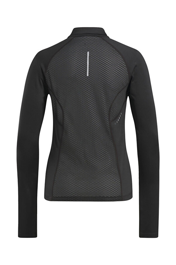 Reebok Running 1/4 Zip Черный Женщина Джемпер