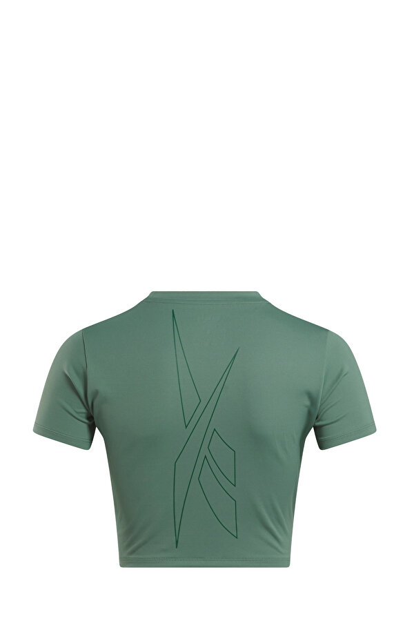 Reebok Lux Bold Crop Tee Зеленый 004 Женщина Футболка