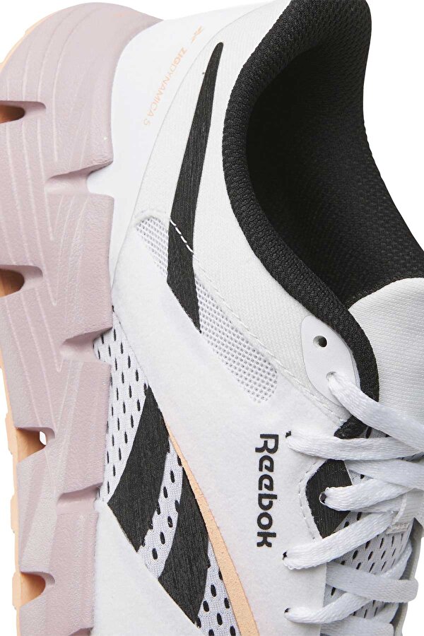 Reebok ZIG DYNAMICA 5 WHITE Woman Running